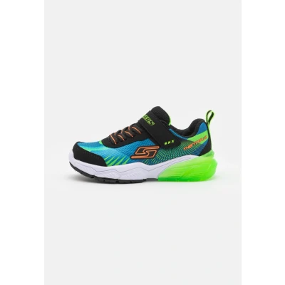 Image of Skechers Thermoflux 2.0 Trainers for kids, Size: 2, Blue/lime/black/orange Textile/synthetics