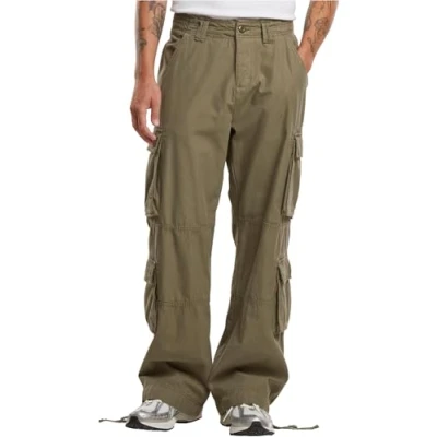 Image of Urban Classics Double Cargo trousers, Men&#039;s, Size: 30, Olive