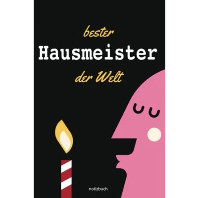 Image of Geschenk Hausmeister Notizbuch: Notizbuch als für den besten A5 / liniert 120 Seiten Tagebuch Terminplaner Geschenkidee ... Mann zum Abschied Abschiedsgeschenk