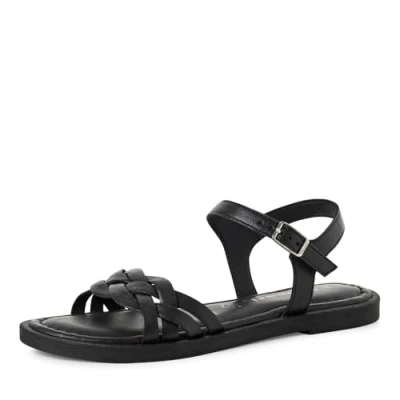 Image of Tamaris Damen Sandalette Leder TOUCH IT; BLACK UNI, EU 37