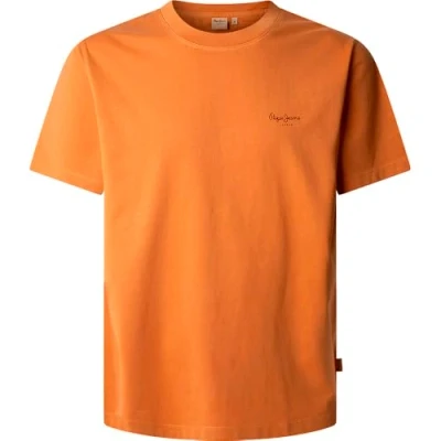 Image of Pepe Jeans Men&#039;s Jacko T Shirt, Orange(sundown Orange), S