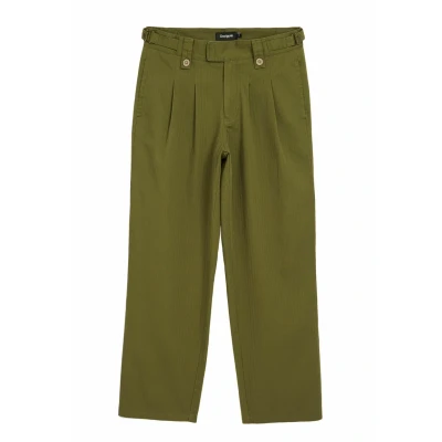 Image of Desigual Trousers, Men&#039;s, Size: 32, Green