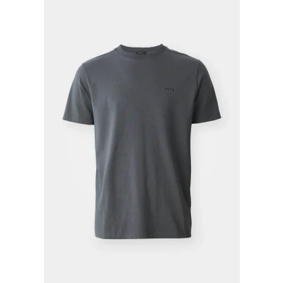 Image of BOSS TEE Basic Tshirt, Men&#039;s, Size: XS, Dark grey