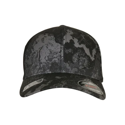 Image of Flexfit VEIL CAMO Cap, Men&#039;s, Size: L/XL, Poseidon black