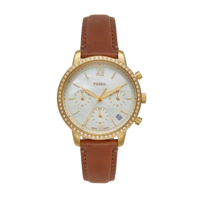 Image of Fossil Neutra Watch Chronograph watch, Women&#039;s, Size: One Size, Brown