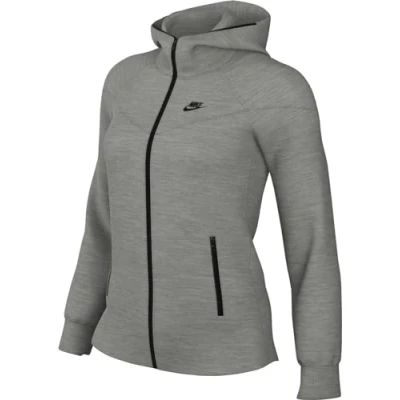 Image of Nike Sportswear Zipup sweatshirt, Women&#039;s, Size: Small, Dark grey/ black