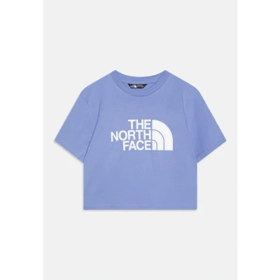 Image of The North Face CROP EASY TEE Unisex Print Tshirt for kids, Size: 14 16y, Virtual blue