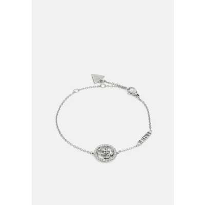 Image of Guess LIFE IN Bracelet silvercoloured, Women&#039;s, Size: Small, Silver coloured