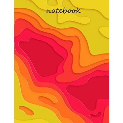 Image of notebook: Wide Ruled Paper Notebook Journal Pretty Blank Lined Workbook for Teens Kids Students Girls Home School College Writing Notes