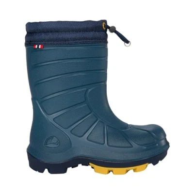 Image of Viking Extreme WARM Unisex Wellies for kids, Size: 8.5K, Petrol Synthetics/textile