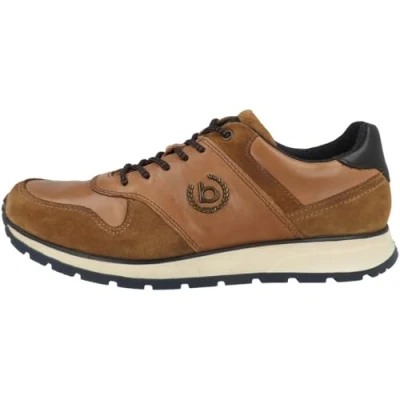Image of bugatti Trainers cognaccognac (331apa0214106363), Men&#039;s, Size: 9.5, cognac (331 apa02 1410 6363) Leather