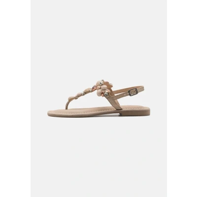 Image of Tamaris Tbar sandals ivory, Women&#039;s, Size: 3.5, Ivory Leather