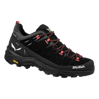 Image of Salewa ALP Trainer 2 GTX Hiking shoes, Women&#039;s, Size: 8, Black/onyx Leather and textile