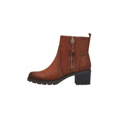 Image of Tamaris Winter boots, Women&#039;s, Size: 6, Cognac nubuk Leather