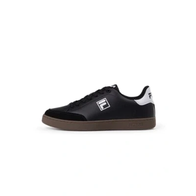 Image of Fila Courtbay Trainers, Men&#039;s, Size: 12, Black/white Pu