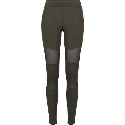 Image of Urban Classics TECH Leggings Trousers for kids, Size: 5 6y, Darkolive