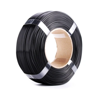 Image of eSUN PLA+ Refill Filament 1.75mm, PLA Plus Spoolless 3D Printing Filament, Dimensional Accuracy +/ 0.03mm, 1KG (2.2 LBS) for Printers,Black