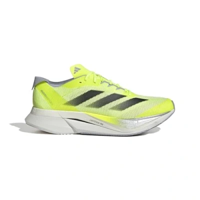 Image of adidas Performance Adizero Boston 12 Unisex Road running shoes, Size: 6.5, Lucid lemon/core black/silver metallic Textile/synthetics