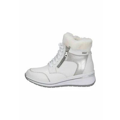 Image of Caprice Elegante MIT CAP Airmot FB Winter boots, Women&#039;s, Size: 6.5, White comb Leather and textile