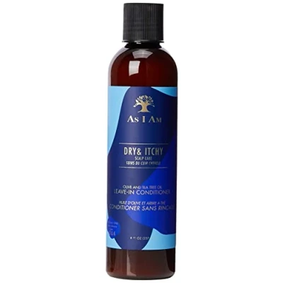 Image of As I Am Dry and Itchy Scalp Care Olive Tea Tree Oil Leave in Conditioner 237ml