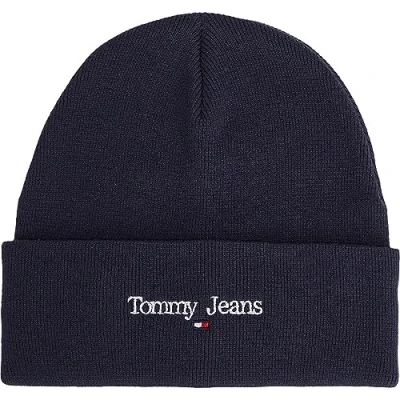 Image of Tommy Jeans Sport Beanie Unisex Beanie, Size: One Size, Twilight navy