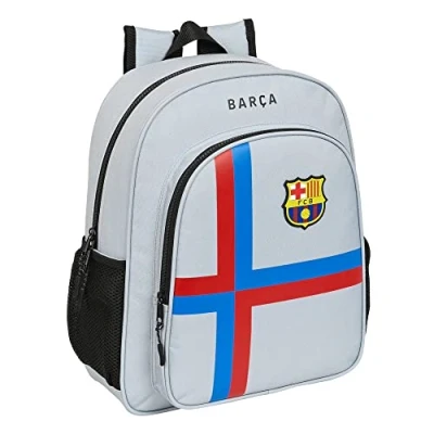 Image of safta Unisex Kids Article Junior Backpack Adapt.Trolley F.C.Barcelona 3rd Equip. 22/23, Multicoloured, M, Casual