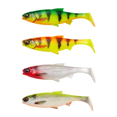 Image of Savage Gear 3D River Roach 8cm (5gr) Dark Water Mix (4 pcs) Shad