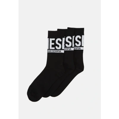 Image of Diesel Skmraythreepack 3 PACK Socks, Men&#039;s, Size: Small, E4101