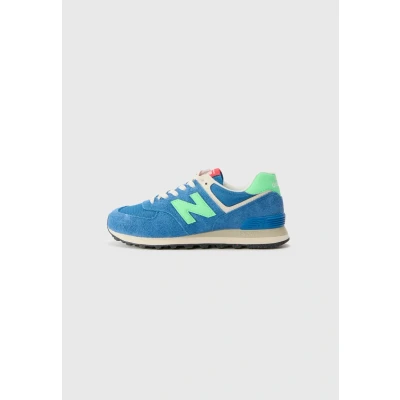 Image of New Balance 574 Unisex Trainers, Size: 3.5, Blue agate shoes