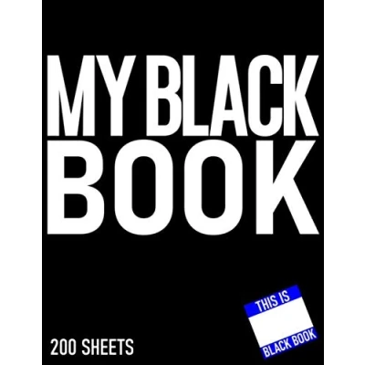 Image of Blackbook Graffiti Black Book 200 Sheets 8,5 x 11 Blank White Paper Sketch Book: Sketchbook For Drawing, Painting, Sketching, Writing Artist Journal Drawing Book, Sketches