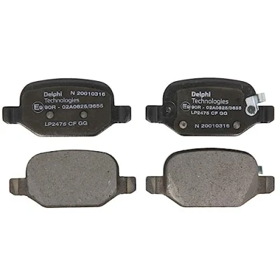 Image of brake Pad Set, disc DELPHI LP2475