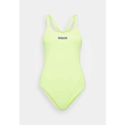 Image of Arena Womens TEAM Swimsuit TECH Solid Swimsuit, Women&#039;s, Size: 34, Artic lime/future dusk