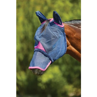 Image of Weatherbeeta ComFiTec Deluxe Durable Fly Mask with ears and nose