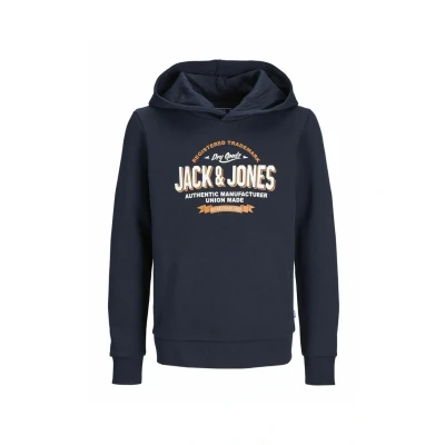 Image of Jack &amp; Jones Junior LOGO MINI Hoodie for kids, Size: 4y, Navy blazer
