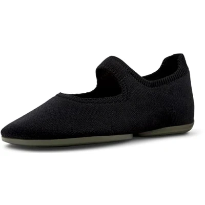 Image of Camper Right NINA Ballet pumps Ganxet negronegro/isla ry romero, Women&#039;s, Size: 6, negro negro/isla romero Textile