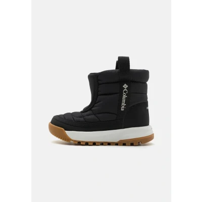 Image of Columbia CHILDREN&#039;S Snowtrot MID Unisex Winter boots for kids, Size: 11K, Black/sea salt Textile/synthetics
