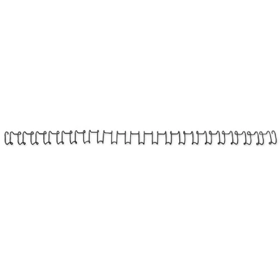 Image of GBC MultiBind Binding Wires, 6 mm, 55 Sheet Capacity, A4, Black, Pack of 100, IB165023