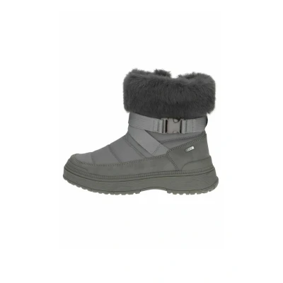 Image of CAPRICE Damen Winterstiefel ohne Absatz Vegan Wasserabweisend, Braun (Taupe Comb), 37 EU