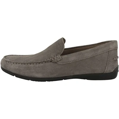 Image of Geox Men&#039;s U Siron Moccasin, Dove Grey, 10 UK