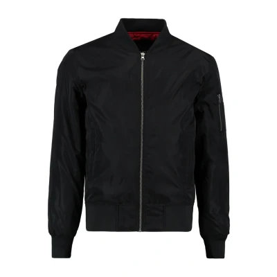Image of Urban Classics 2TONE Bomber Jacket Jacket, Men&#039;s, Size: 3XL, Black