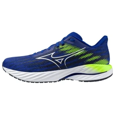 Image of Mizuno WAVE Inspire 21 Road running shoes, Men&#039;s, Size: 11, Dark blue/white Textile/synthetics
