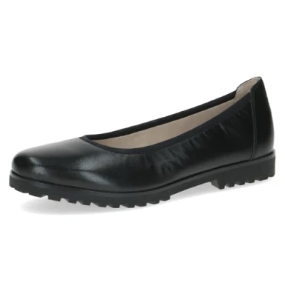 Image of CAPRICE Women&#039;s 9 22151 45 Ballet Flats, Black (Black Nappa), 4 UK