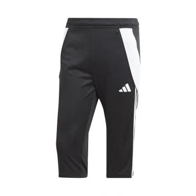 Image of adidas Performance TIRO24 PANT 3/4 sports trousers, Men&#039;s, Size: Small, Black/white