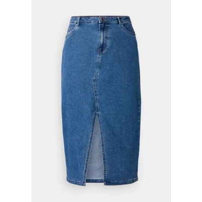 Image of CARMAKOMA Female Skirt Carsiri Skirt, Medium blue (medium denim), 28