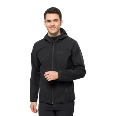 Image of Jack Wolfskin Bornberg Soft shell jacket, Men&#039;s, Size: 3XL, Black