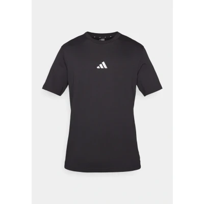 Image of adidas Men&#039;s Essential Three Stripes Single Jersey Tee T Shirt