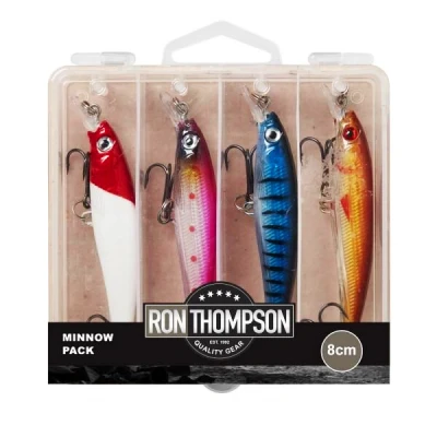 Image of Ron Thompson Minnow Pack in Box 8cm 4pcs Hard lure