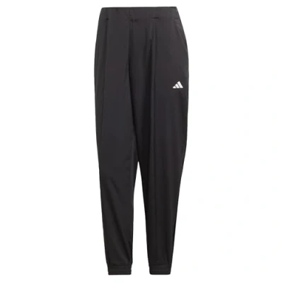 Image of adidas Performance Tracksuit bottoms, Women&#039;s, Size: Medium, Black/white