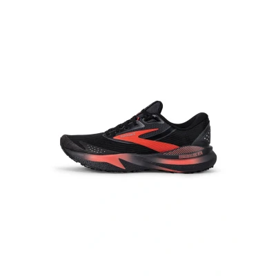 Image of Brooks GTS 24 Weatherized Road running shoes, Women&#039;s, Size: 6, Black ebony hot coral Textile