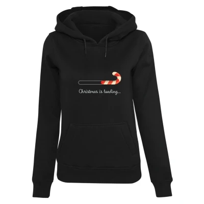 Image of Merchcode Christmas Loading Heavy Hoodie, Women&#039;s, Size: 3XL, Black